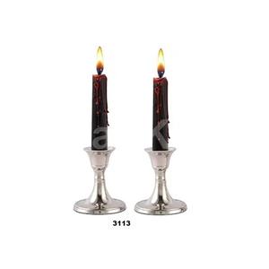 Set of 2 Silver <b>Taper</b> <b>Candle</b> <b>Holder</b> for <b>Taper</b> <b>Candles</b> -Christmas Home Decor Modern <b>Candle</b> <b>Holders</b> for Dinner Party - Product Image 1