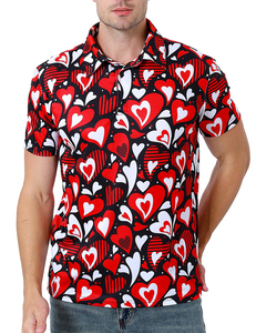 Polos en blanco por sublimación para hombre, camisetas polo personalizadas con estampado de algodón 100%, logotipo bordado a granel, camiseta Polo de Golf - Product Image 1