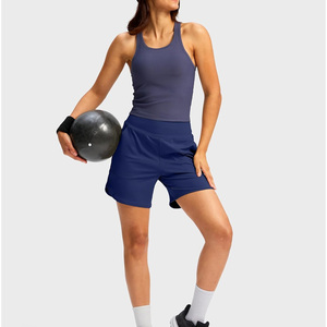 Pantalones cortos de golf para mujer con logotipo personalizado, tejido elástico transpirable con diseño impreso para ropa de equipo, marca de regalo al por menor - Product Image 3