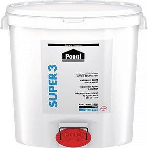Colle à bois imperméable Ponal Super 3, seau de 30 kg, EN 204 D3, adhésif liquide - Product Image 1