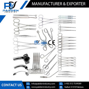 ชุดเครื่องมือผ่าตัดผ่าตัดหลอดลมแบบใช้แรงคน ผลิตตามสั่ง คุณภาพสูง 100% สีพื้น ทำจากสแตนเลส ยี่ห้อ PAKDEN - Product Image 6