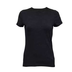 T-shirt en coton de luxe pour femmes, doux, confortable, manches courtes, décontracté, tendance, élégant, vente en gros, OEM, ODM - Product Image 2