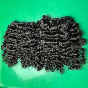 Cheveux humains bruts birmans bouclés couleur noire naturelle extensions de cheveux humains doublement étirés directement fabricant du Vietnam - Product Image 3