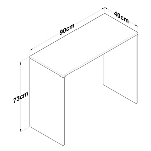Bureau de jeu moderne en bois avec finition panneau pour la maison, le bureau et l'étude - Product Image 6