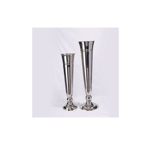 Modern Style Iron Flower Vase Bowl Gold Wedding Small Origin <b>Post</b> Classical Place Model OEM Fancy Month Supply Floor Vase - Product Image 1