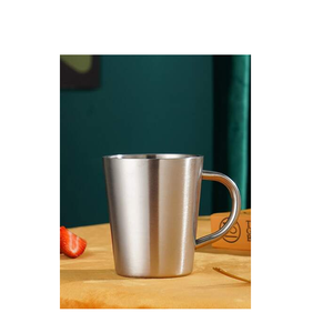 Tasse en acier inoxydable pur de haute qualité disponible dans différents modèles de style avec emballage de qualité supérieure petite taille - Product Image 1