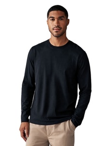 Men Club LOGO Tee Shirt Wholesale Blank Plain Gym Personalized Breathable <b>Polyester</b> Long Sleeve Rugby Sports <b>Tshirt</b> for Men - Product Image 3