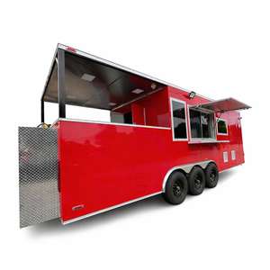 Remolque de Comida Rápida Móvil de Calidad Premium 2025, Diseño Remolcable, Construcción de Acero al Carbono y Aluminio, Equipado - Product Image 1