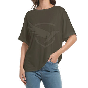 Summer Wear Nouveau design T-shirt à manches courtes pour femmes Dernière mode décontractée 100% coton Couleur personnalisée T-shirt pour femmes - Product Image 1