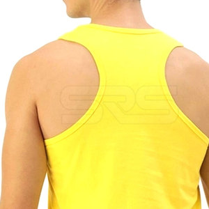 Ropa deportiva Camiseta sin mangas de secado rápido para hombre Camiseta sin mangas de algodón poliéster hecha de alta calidad para hombre - Product Image 5