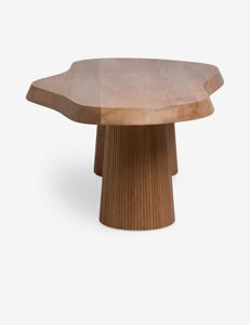 Muebles de Sala de Estar de Diseño Moderno, Mesa de Centro de Madera Hecha a Mano, 100% Madera de Mango India Sólida, Acabado Marrón Claro, Venta al por Mayor - Product Image 3