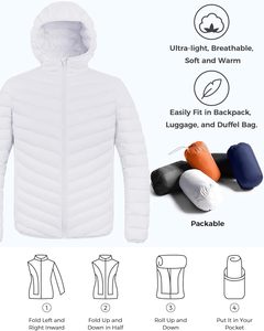 2026 New Arrival Custom <b>Puffer</b> <b>Jacket</b> Men High Quality Casual Hooded Down Bubble <b>Jacket</b> Wholesale Custom Fashion <b>Jackets</b> - Product Image 3