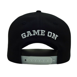 หมวกเบสบอล 5 แผง ออกแบบเองได้ ปักลายแบบเรียบ พิมพ์โลโก้  เทปเย็บตะเข็บ  ตัวล็อคพลาสติกแบบกระดุมเดี่ยว  OEM - Product Image 6