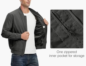 Hip Hop Bomber <b>Jacket</b> <b>Men</b> Women <b>Summer</b> Patchwork Color Block Waterproof Breathable Hooded Lightweight Canvas Zip Streetwear - Product Image 3