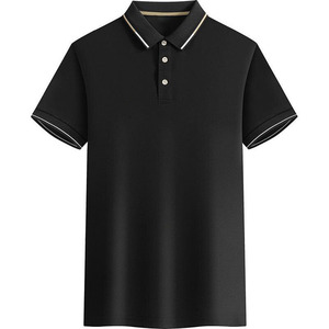 OEM logo de broderie imprimé personnalisé conception hommes demi-manches couleur unie printemps et été 2023 polos à manches courtes pour hommes - Product Image 1