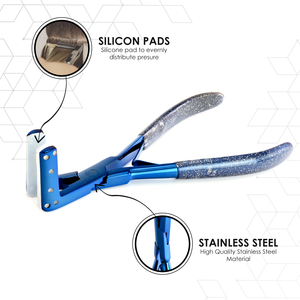 Best <b>tape</b> in pliers Hair Extension Tool stainless steel <b>tape</b> in extension pliers with Smooth <b>Grip</b> Kit hairstylist TOOLS - Product Image 4