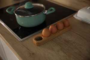 Maison Restaurant Boulangerie Utilise Cuisine Accessoires Deux Niveaux En Bois Porte Oeuf Couleur Naturelle Design Antique à Bon Prix - Product Image 4