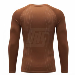 Chemises de compression haute performance pour hommes, manches longues, entraînement athlétique, course à pied, fitness, gym, vêtements de sport, haut de performance - Product Image 2