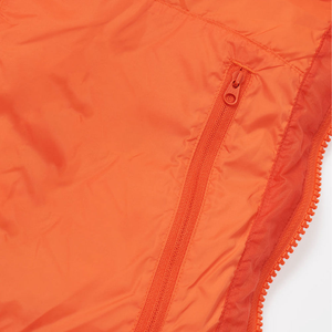 Chaqueta Acolchada Personalizada con Cremallera y Capucha, Diseño de Leopardo Naranja, Abrigo de Invierno Cálido y Ligero para Hombre y Mujer - Product Image 4