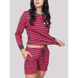 Conjunto de Pantalones Cortos Casuales 100% Algodón, Tejido de Punto Súper Suave con Bolsillos, Cómodo de Usar - Product Image 1