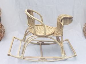 Bao Minh Rattan Rocking Horse Chair con característica de seguridad para guardería y bebé Hecho a mano en Vietnam (Unisex) - Product Image 5