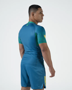 Camisa de manga corta para hombre con logotipo impreso personalizado al por mayor ropa deportiva popular jiu jitsu kimono/kimono de jiu jitsu - Product Image 5