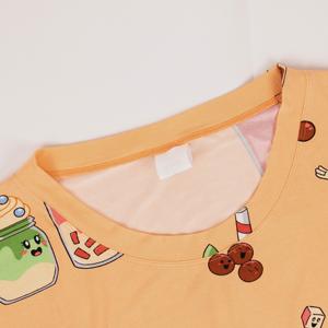 Custom Print Bamboo Pajama Women Bamboo Nightshirt <b>Sleep</b> Tee Dress Private Label Sleepwear Cambodia Garment <b>Factory</b> - Product Image 4