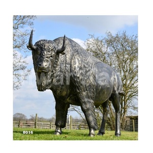 Vente chaude Heavy Duty Fonte Vache Jardin Sculpture Heavy Duty Fer Cheval Sculpture Idéal Pour Cour Parc Patio Jardin Décor - Product Image 4