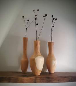 Traditional <b>Wooden</b> Floor Vase Adds Heritage Charm Modern Premium Design Decorative Container Pots Home <b>Desktop</b> Timeless Style - Product Image 5