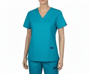 Uniforme Sanitario de Algodón Tejido para Mujer, Sin Costuras, de Alta Calidad, con Diseño de Logotipo Personalizado de Fábrica OEM para el Sector Sanitario - Product Image 2