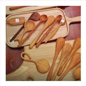 USTENSILES DE CUISINE STYLE VIETNAMIEN CUILLÈRE ET FOURCHETTE EN BOIS-CUILLÈRE JETABLE EN BOIS D'ACACIA DE HAUTE QUALITÉ PRIX BAS TOP VENTE - Product Image 1