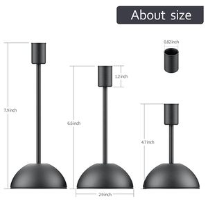 <b>Cheap</b> Metal in Iron Wedding Decorative Candlesticks Stand Metal Black Luxury <b>Candle</b> Holder for Home Decoration <b>Candle</b> Mold - Product Image 4