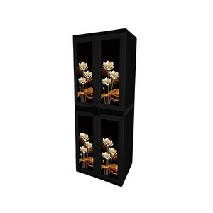 Plástico de calidad superior Almirah Precio barato Hamko Plástico Almirah 4 puertas Precio barato Plástico Almirah de Bangladesh - Product Image 2