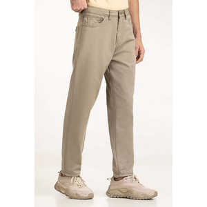 Pantalones Oxford 100% Algodón Sin Denim MN-TRC-WS24-004 Corte Recto - Product Image 1