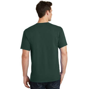 T-shirts personnalisés d'été respirants pour adultes sérigraphie T-shirt classique en coton à col rond pour homme - Product Image 5