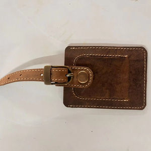 Bagages en cuir pur faits à la main naturels créatifs réglables Tagin couleur de forme personnalisée et conceptions pour sacs de valise de voyage bricolage - Product Image 1