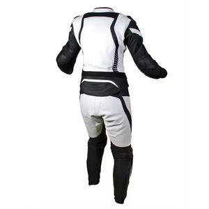 Combinaison de course en cuir respirante et personnalisée unisexe, tenue coupe-vent imperméable pour moto et course automobile Ronpex - Product Image 6