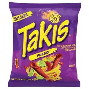 Commandez en gros des chips Takis toutes saveurs Fuego, chips de tortilla roulées Takis, achetez en ligne, collation épicée, chips Takis en gros, commandez maintenant en vente - Product Image 2