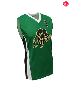 Uniforme de basket-ball personnalisé à manches courtes respirant avec un design et des broderies à la mode - Product Image 4