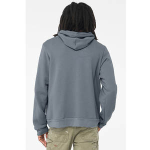 Bella + เสื้อมีฮู้ดแบบสวมหัวผ้าแคนวาสใส่สบายขนาดพอดีตัว XS ผ้าฝ้าย48% โพลีเอสเตอร์มีฮู้ดปักลาย52% - Product Image 3