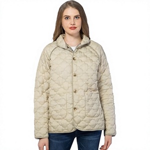 Reversible Custom High Quality Button Down Warm Outdoor Reversible Oversized <b>Quilted</b> Puffer <b>Jacket</b> Manufacture Women - Product Image 1