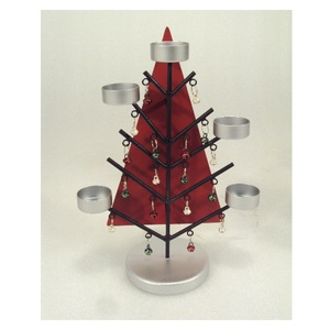 Aluminium <b>Christmas</b> Tree <b>Tea</b> <b>Light</b> Centerpiece Candle Holder - Product Image 5