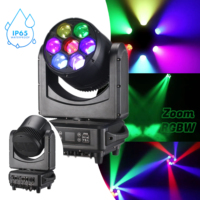 DMX 7*60W Bee-Eyes RGBW 4in1 IP65 Étanche DJ Événement De Mariage Scène Lavage Couleur Extérieur LED Tête Mobile Lumière Avec Zoom
