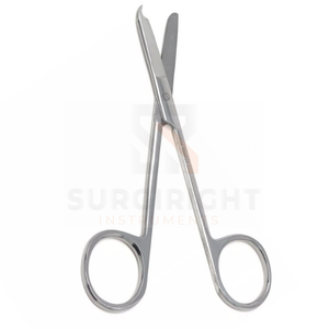 Tijeras de punto de sutura de acero inoxidable Gancho delicado de media luna Aplicaciones manuales de primeros auxilios para la eliminación de suturas por Surgiright - Product Image 5