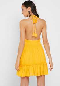 ชุดเดรสสั้นเปิดหลังสำหรับผู้หญิง,ชุดเดรสปักแบบเม็กซิกันลำลองหรูหราประดับลูกปัดแนววินเทจปี2022 - Product Image 3