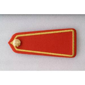 Customizrd <b>Red</b> Bullion Epaulette Pair Ceremonial Dress Uniform Shoulder Boards Custom Metallic Thread Shoulder Epaulette ronpex - Product Image 1
