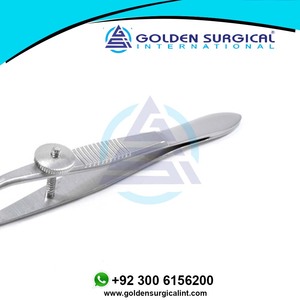 Lambert Chalazion fórceps, grande, placa superior abierta instrumentos oculares de microcirugía oftálmica - Product Image 3