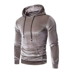 Nouvelle conception velours sweats à capuche hommes dernière sweat à capuche pour homme respirant Anti boulochage homme sweats à capuche avec conception personnalisée logo taille - Product Image 4