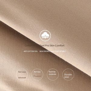 T-shirt décontracté ample pour homme, en coton pur tricoté, à col plat, couleur unie, respirant, personnalisable avec logo OEM - Product Image 4