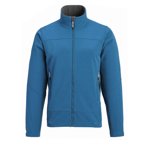 Logo personnalisé de haute qualité en gros épais Zip Outdoor Soft Shell Fleece Jacket pour homme - Product Image 5